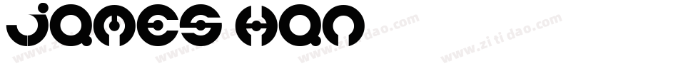 JAMES HAN字体转换